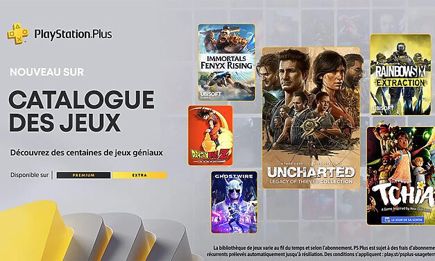 PlayStation Plus Extra et Premium : les jeux de mars à jouer dès ce soir minuit