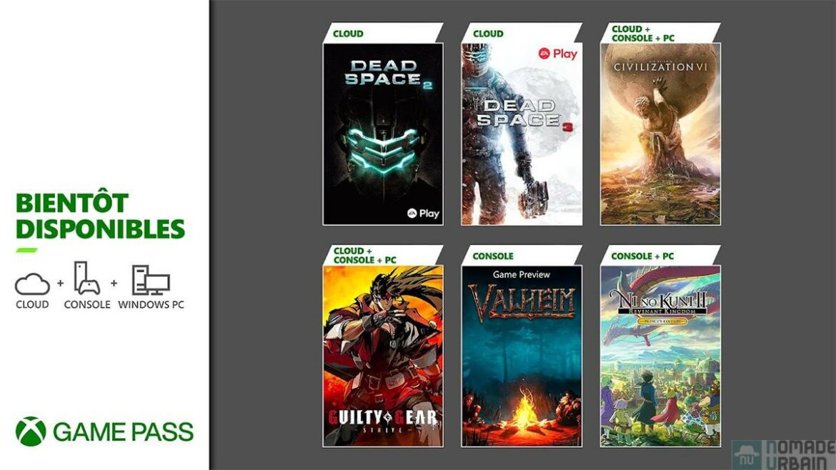 Xbox Game Pass mars 2023