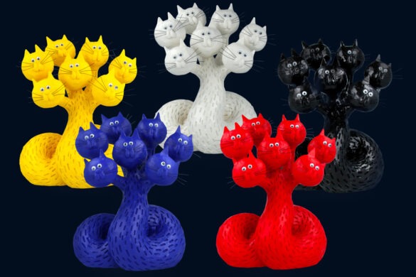 Artoyz Chatan : l’hydre féline par Ludovilk Myers à collectionner