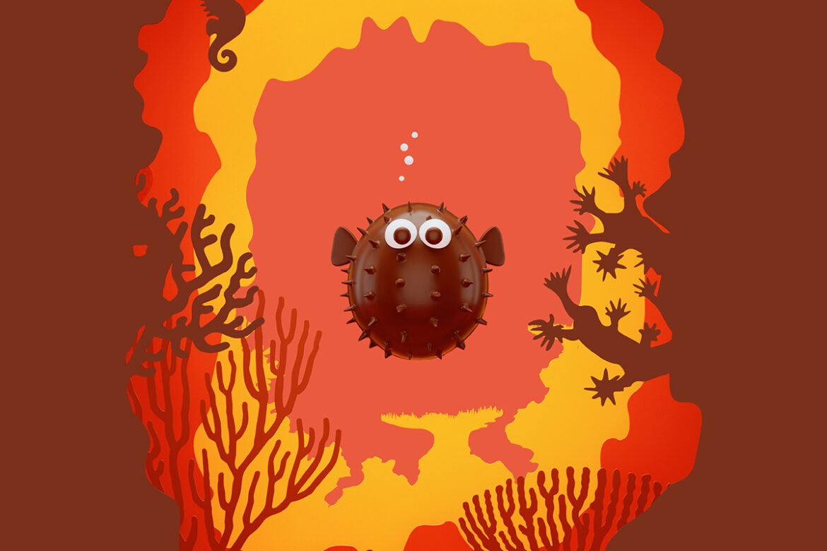 Chapon Pâques 2024 Poisson Globe