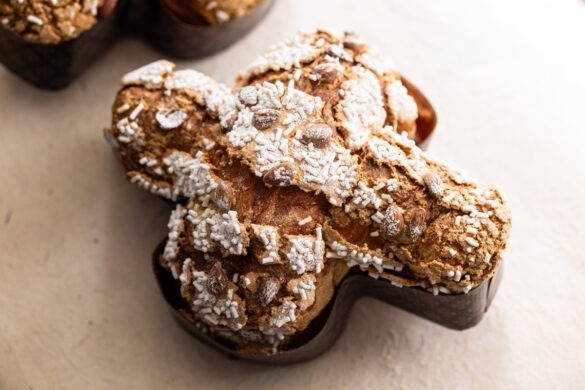 La Colombe de Pâques par Christophe Louie : Yuzu et chocolats rares