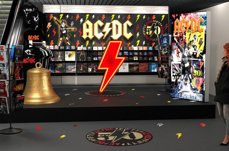 5 Pop-up store AC/DC pour les 50 ans du groupes