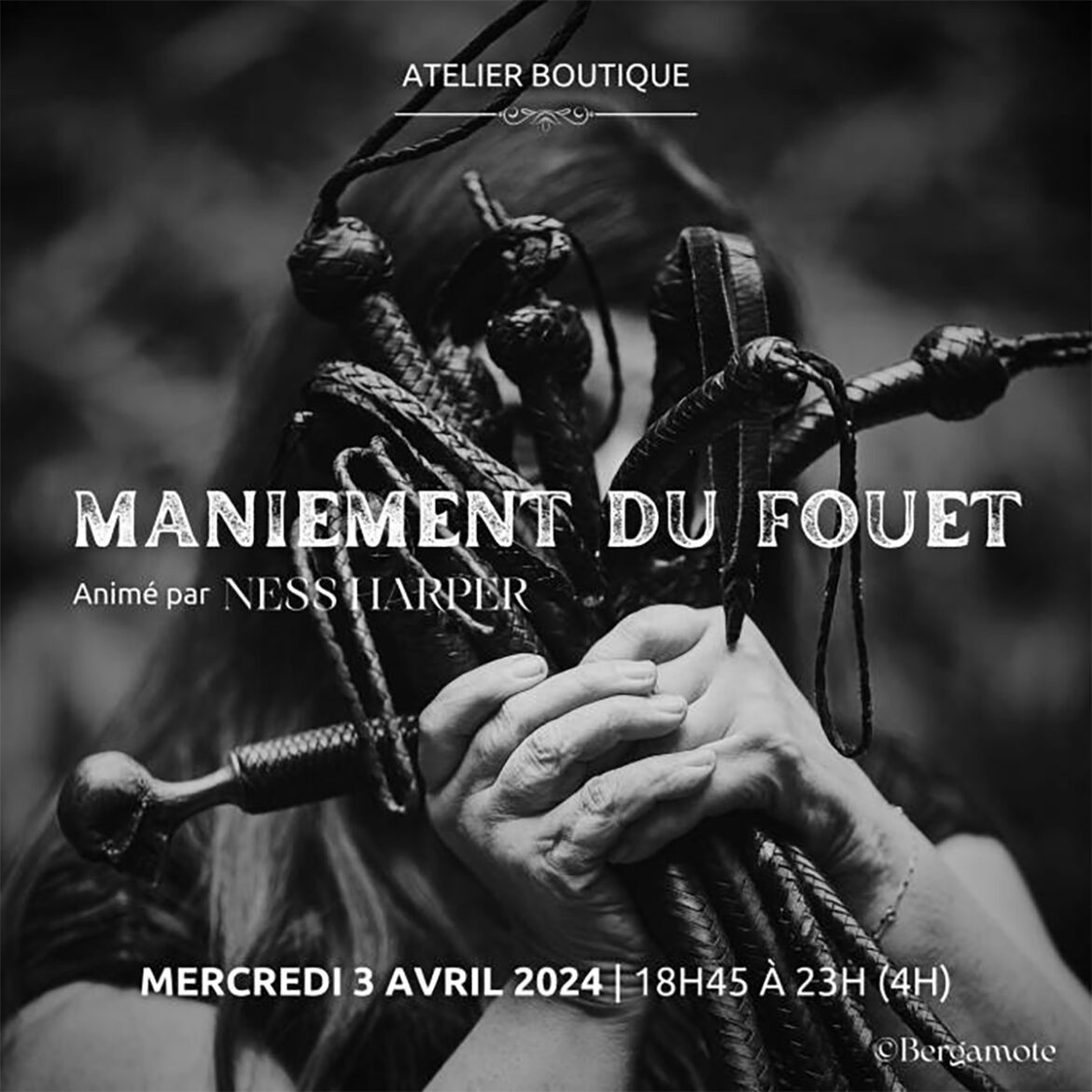 Maniement du fouet demonia Ness Harper