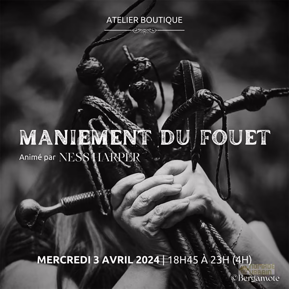 Maniement du fouet demonia Ness Harper