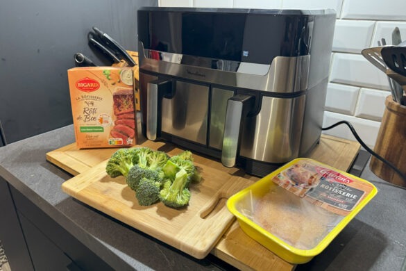 Test Moulinex Dual Easy Fry & Grill : Pour les couples qui veulent cuisiner un repas complet en une fois