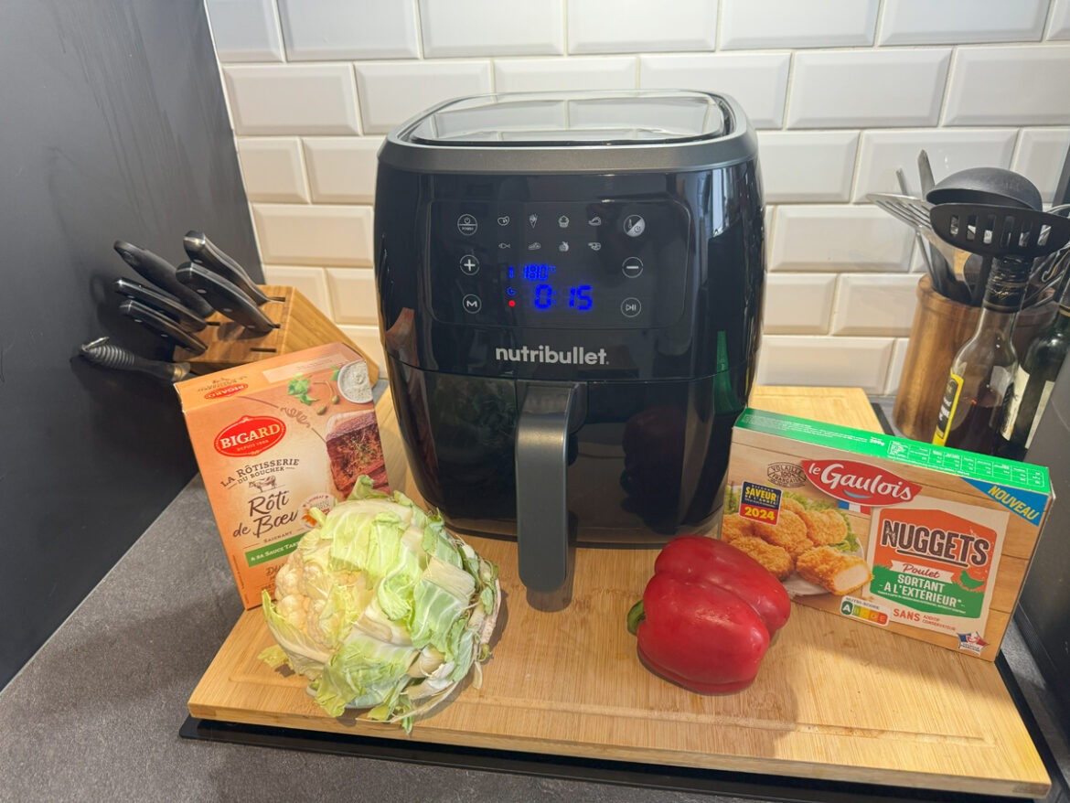 Test Nutribullet XXL Digital Air Fryer NBA071B : Le bon rapport qualité prix pour les petites familles