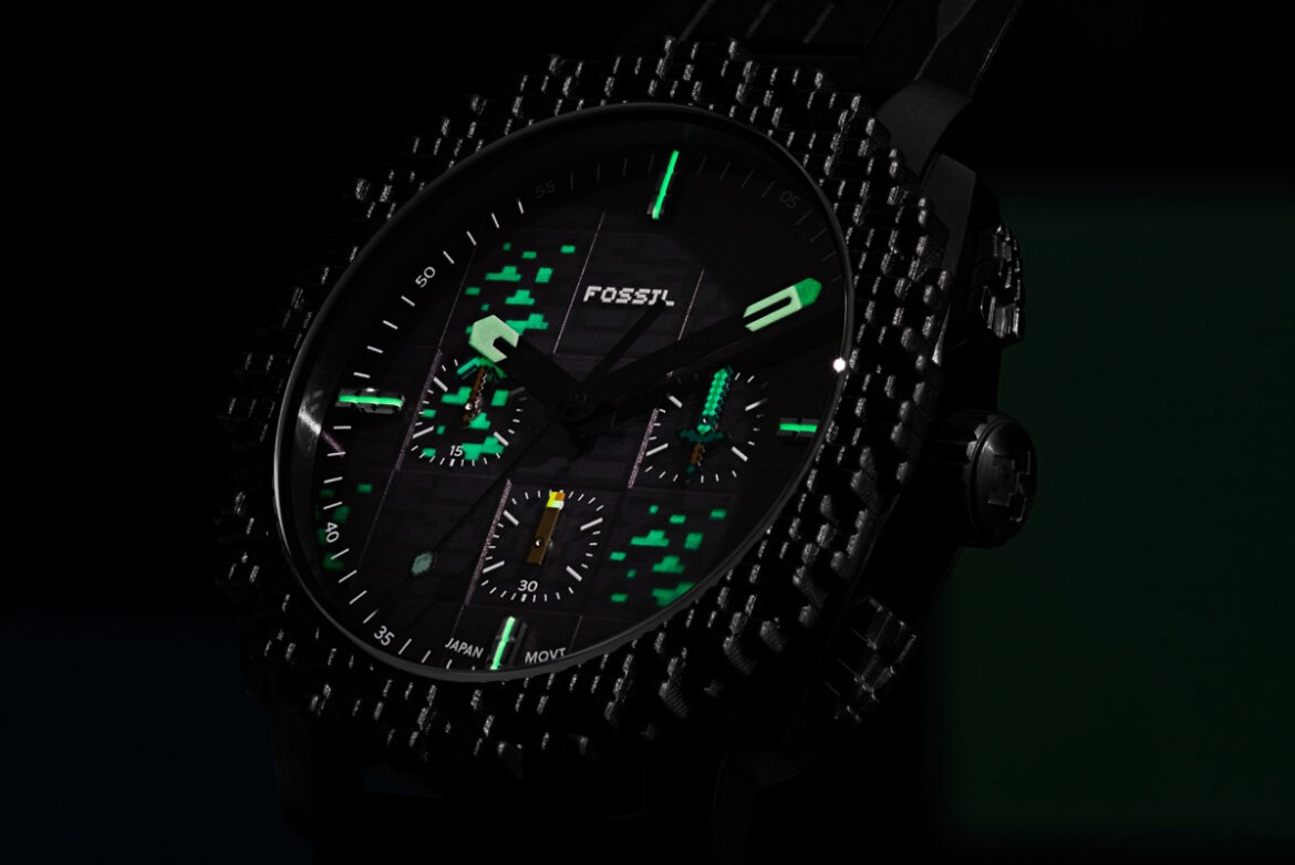 Fossil x Minecraft : Une rencontre entre montre, gaming et pixel art