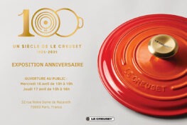 Le Creuset 100 ans : une expo éphémère et une pâtisserie collector à déguster