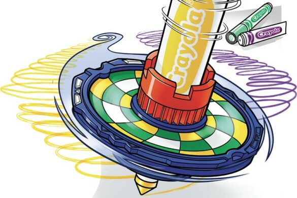Colourwhirls : Quand les toupies transforment le jeu en œuvre d’art !