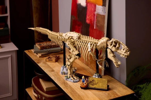 Lego Tyrannosaurus rex : Le fossile de T-Rex de briques et d'os !