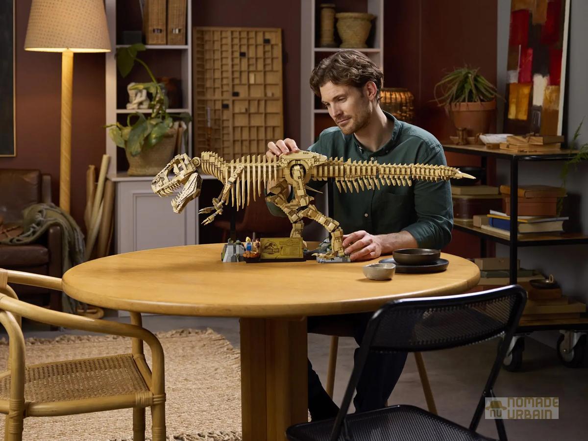 Lego Tyrannosaurus rex : Le fossile de T-Rex de briques et d'os !