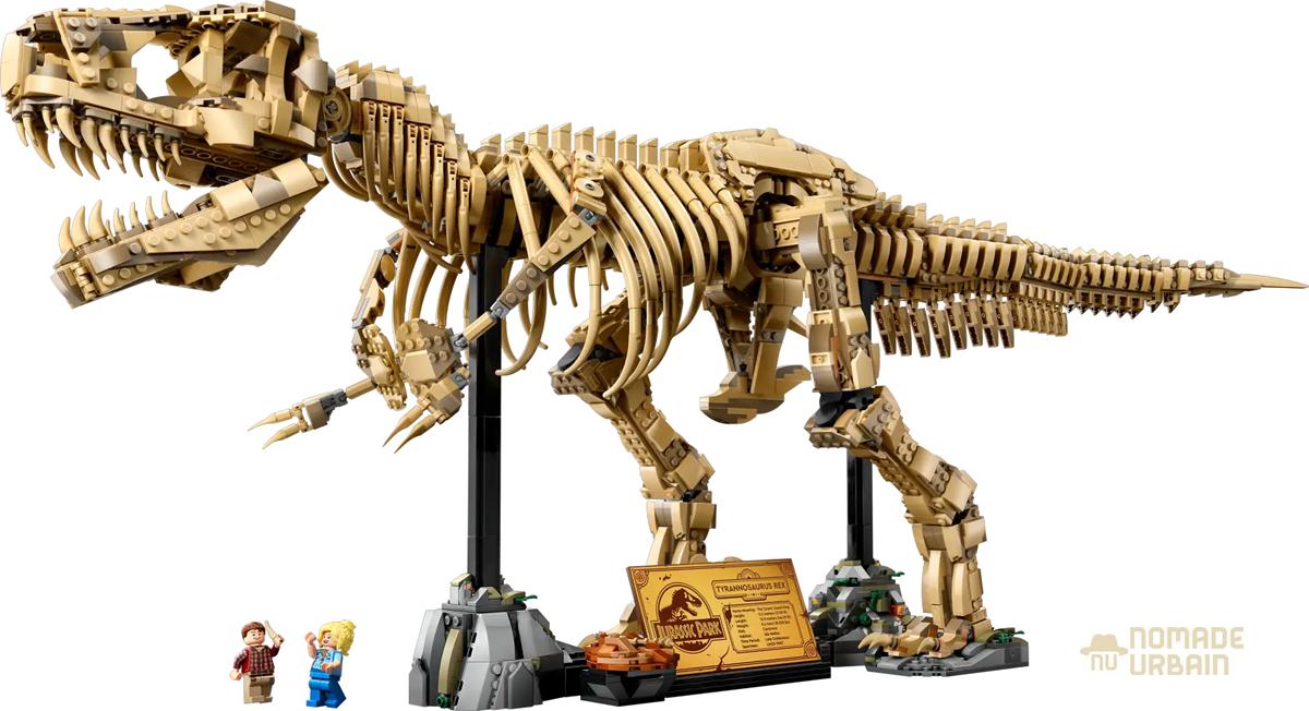 Lego Tyrannosaurus rex : Le fossile de T-Rex de briques et d'os !