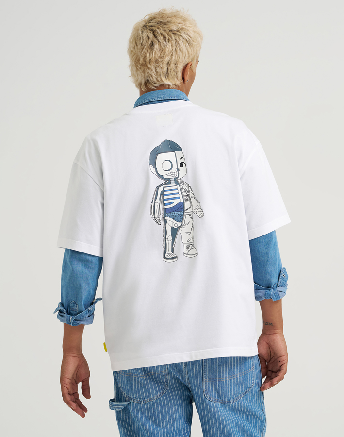 Lee X Mighty Jaxx : Quand denim, design toy et anatomie pop se rencontrent