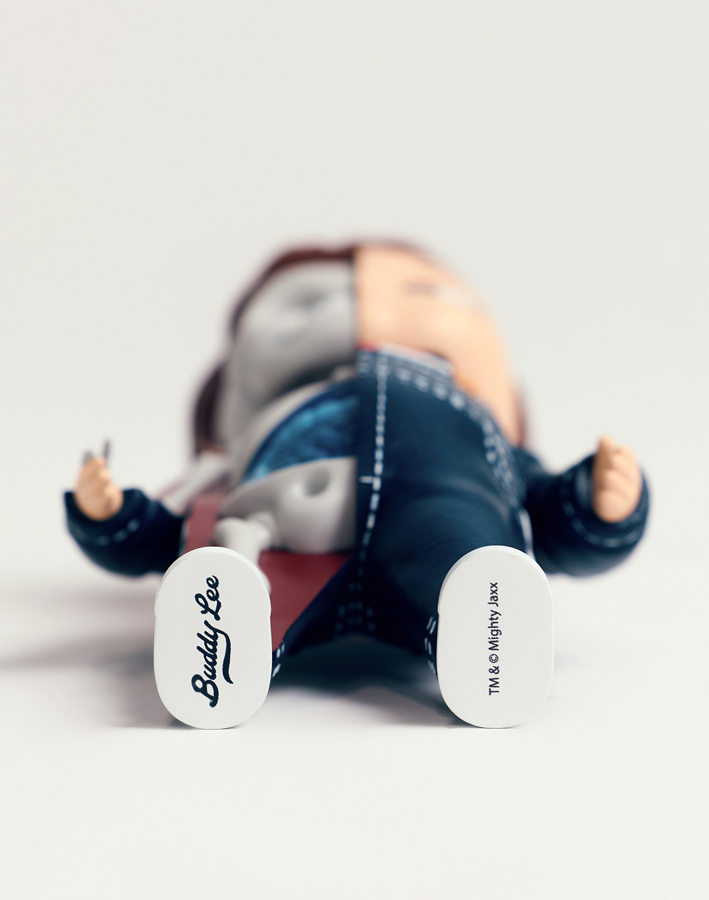 Lee X Mighty Jaxx : Quand denim, design toy et anatomie pop se rencontrent