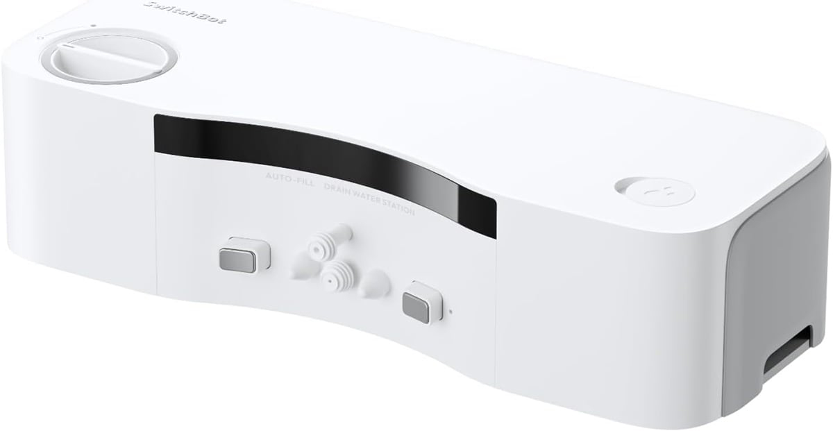 La base du SwitchBot S20 : un design soigné qui oublie certains points