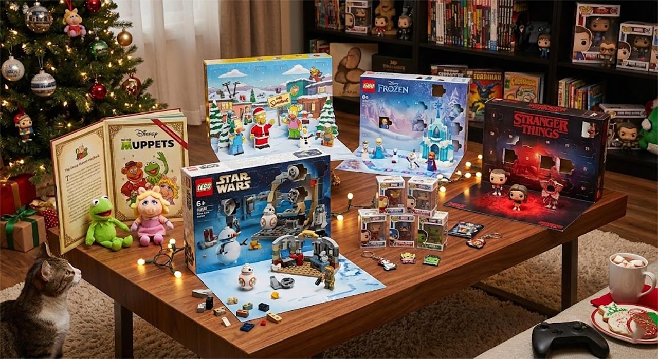 Les meilleurs Calendriers de l'Avent Pop Culture 2025