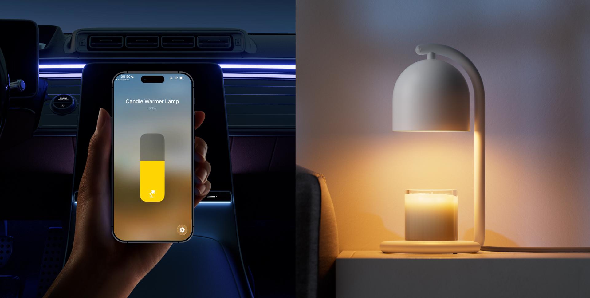 SwitchBot Candle Warmer Lamp : La bougie parfumée 2.0 6 idées cadeaux cocooning pour Noël 2025