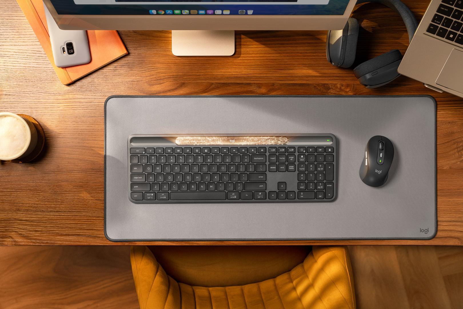 Logitech Signature Slim Solar+ : L'élégance durable 5 accessoires bureautique ergonomiques et stylés