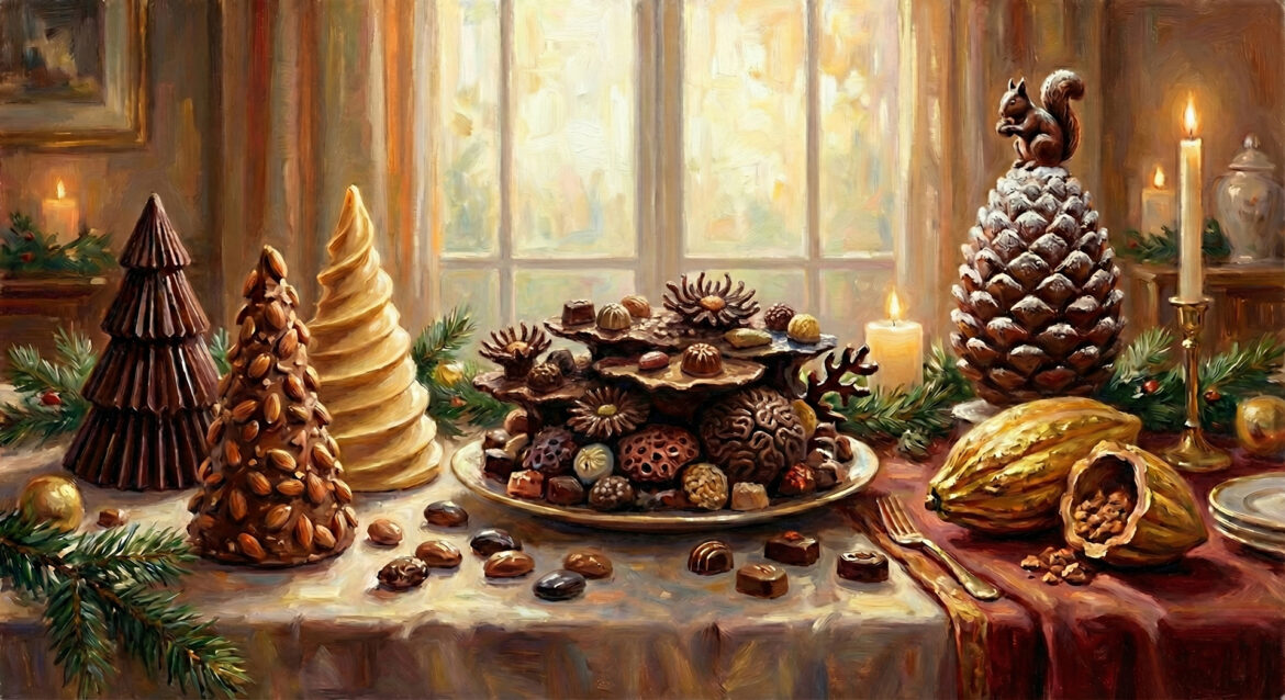 Les plus belles créations chocolats Noël 2025 !