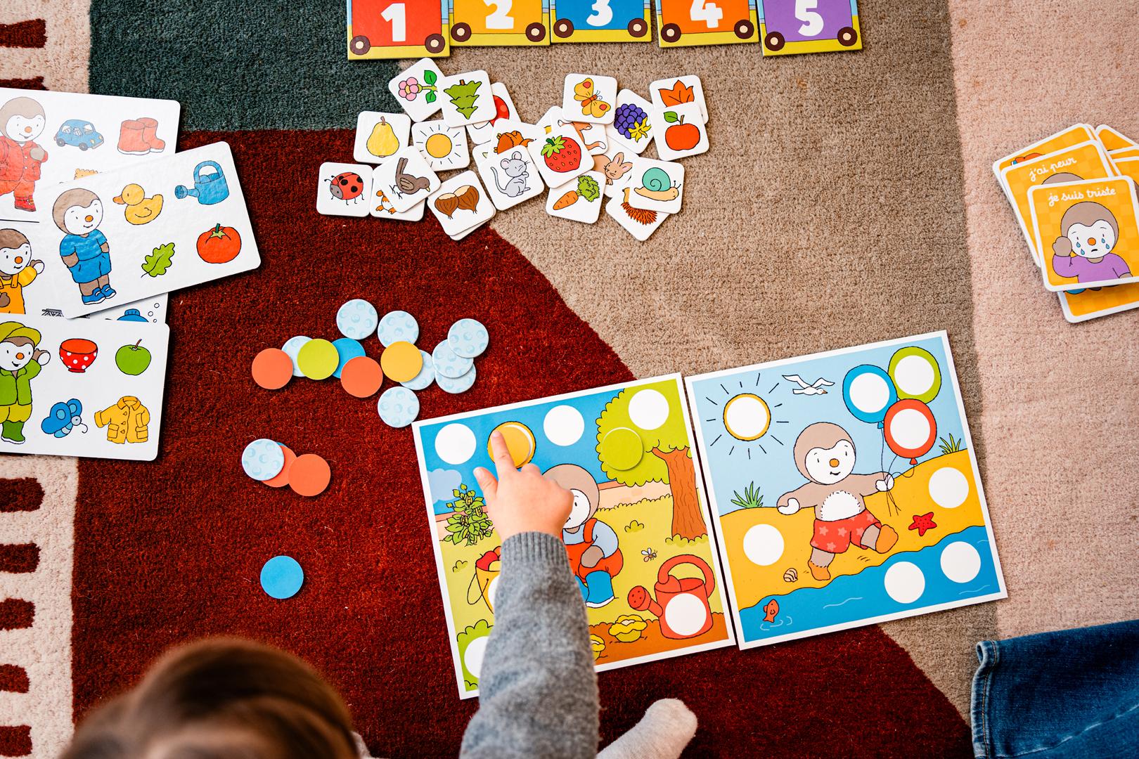 Nathan Mon Coffret 7 Jeux T'choupi : L'école maternelle à la maison