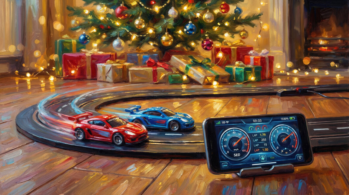 Une idée cadeau par jour (18/24) : Carrera Hybrid Devil Drivers le circuit connecté qui fait rugir petits et grands