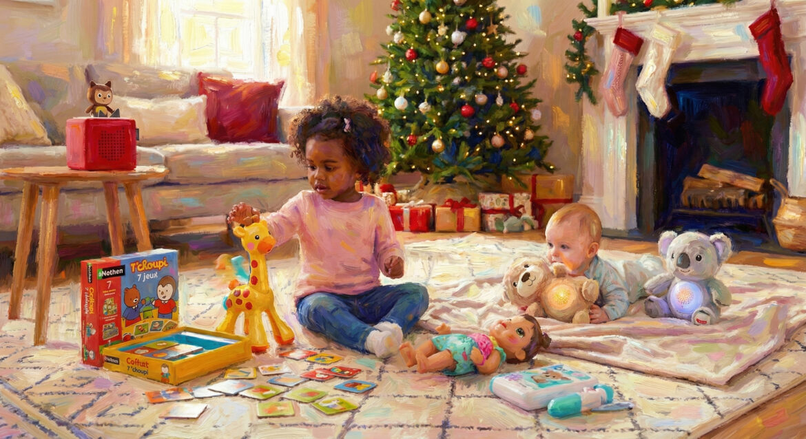 Une idée cadeau par jour (9/24) : 5 jouets pour bébés à offrir à Noël 2025 !