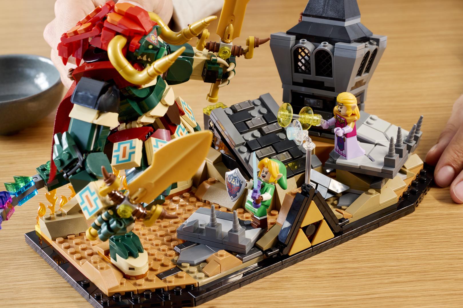 LEGO Zelda Ocarina of Time : la scène du combat final contre Ganon
