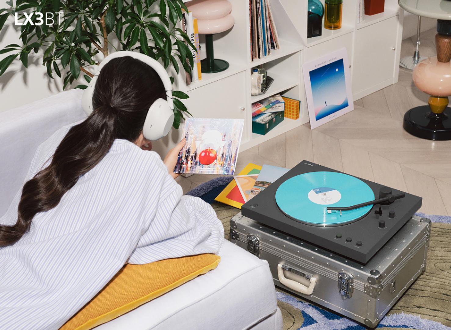 Platine vinyle Sony : PS-LX3BT et PS-LX5BT, le vinyle sans-fil avec style