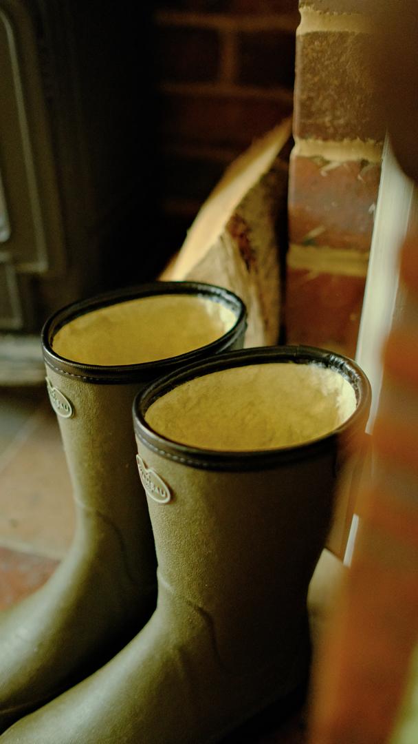 Les bottillons Giverny Le Chameau, une botte de pluie repensée