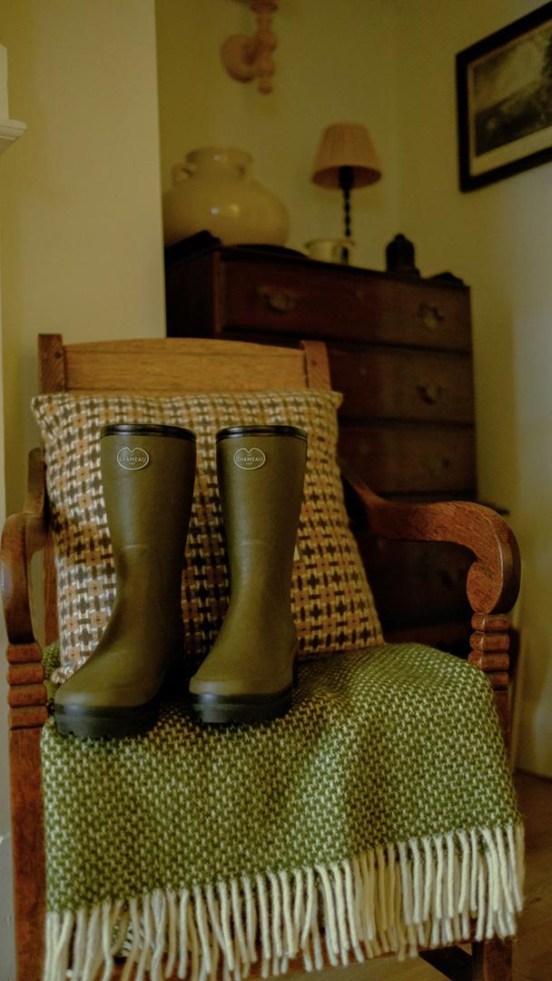 Les bottillons Giverny Le Chameau, une botte de pluie repensée