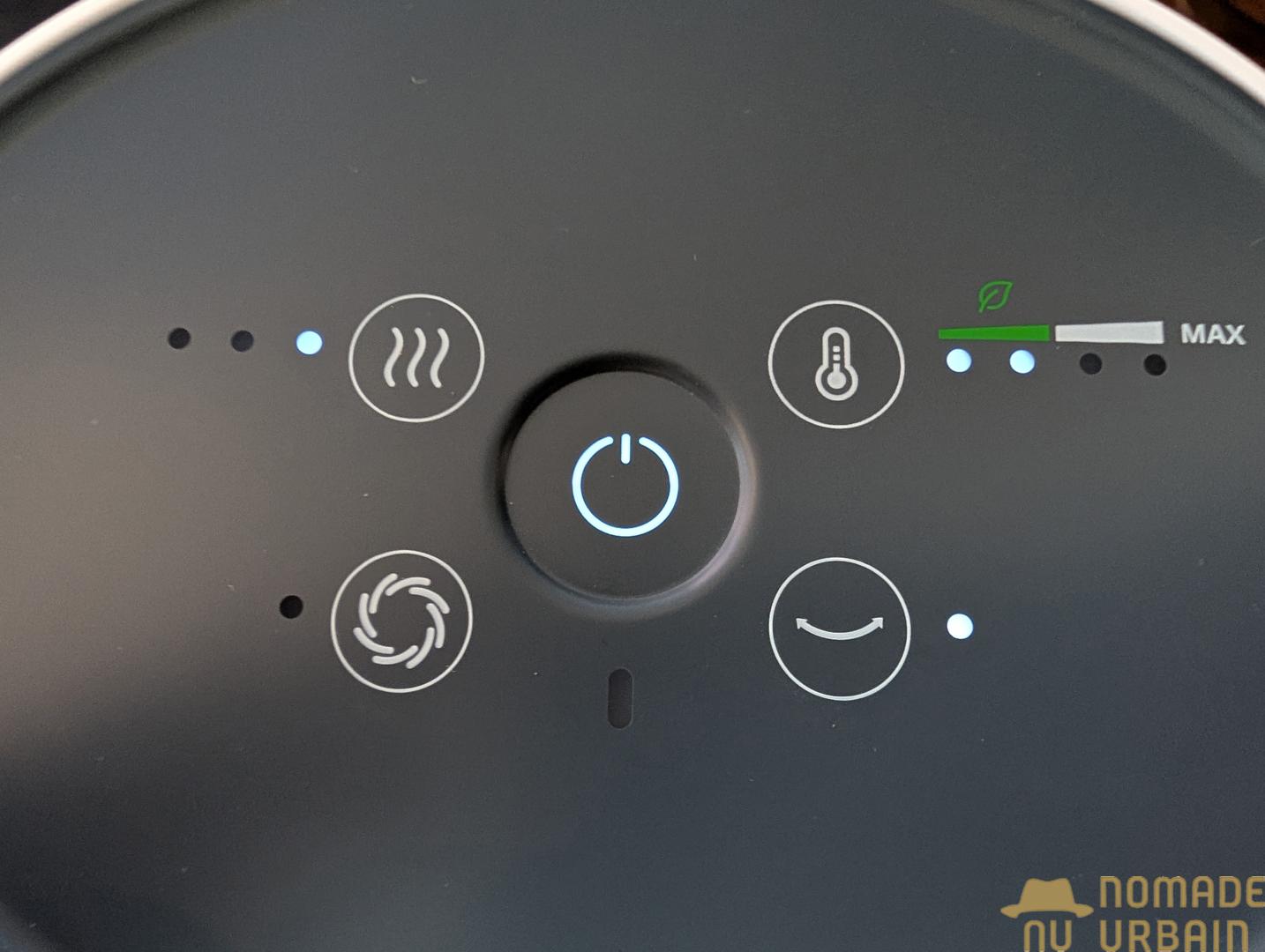 Ergonomie du Duux Zone : il faut juste apprendre à le comprendre