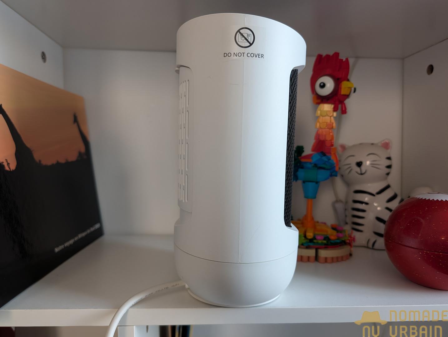 Design et technologies du Duux Zone : un chauffage aussi compact qu'il est élégant