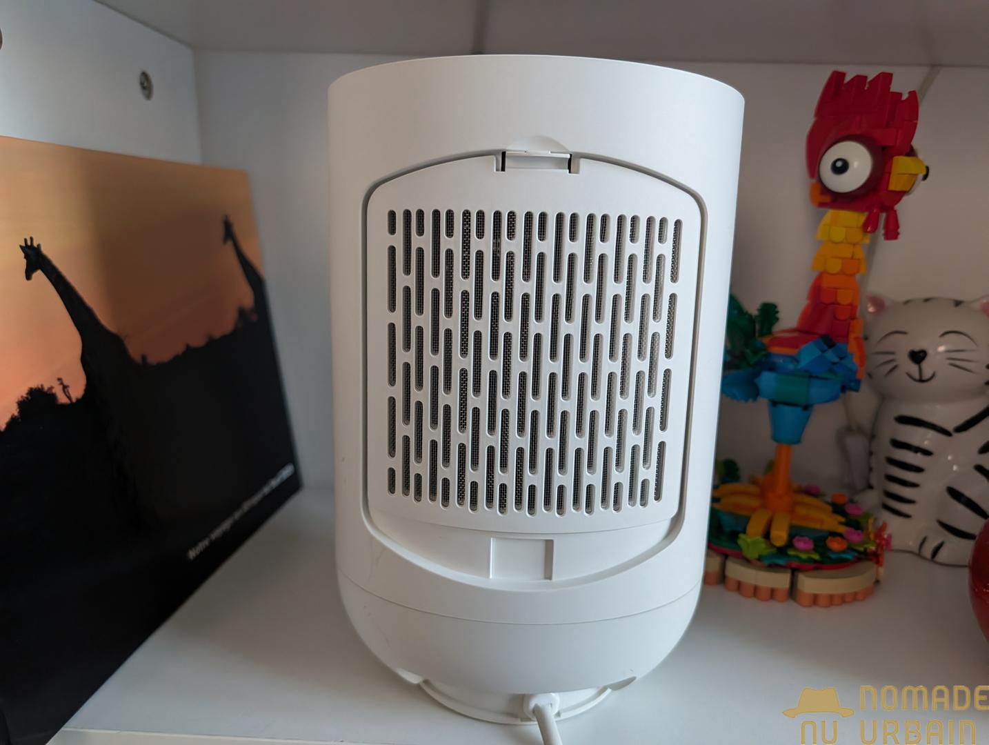 Design et technologies du Duux Zone : un chauffage aussi compact qu'il est élégant