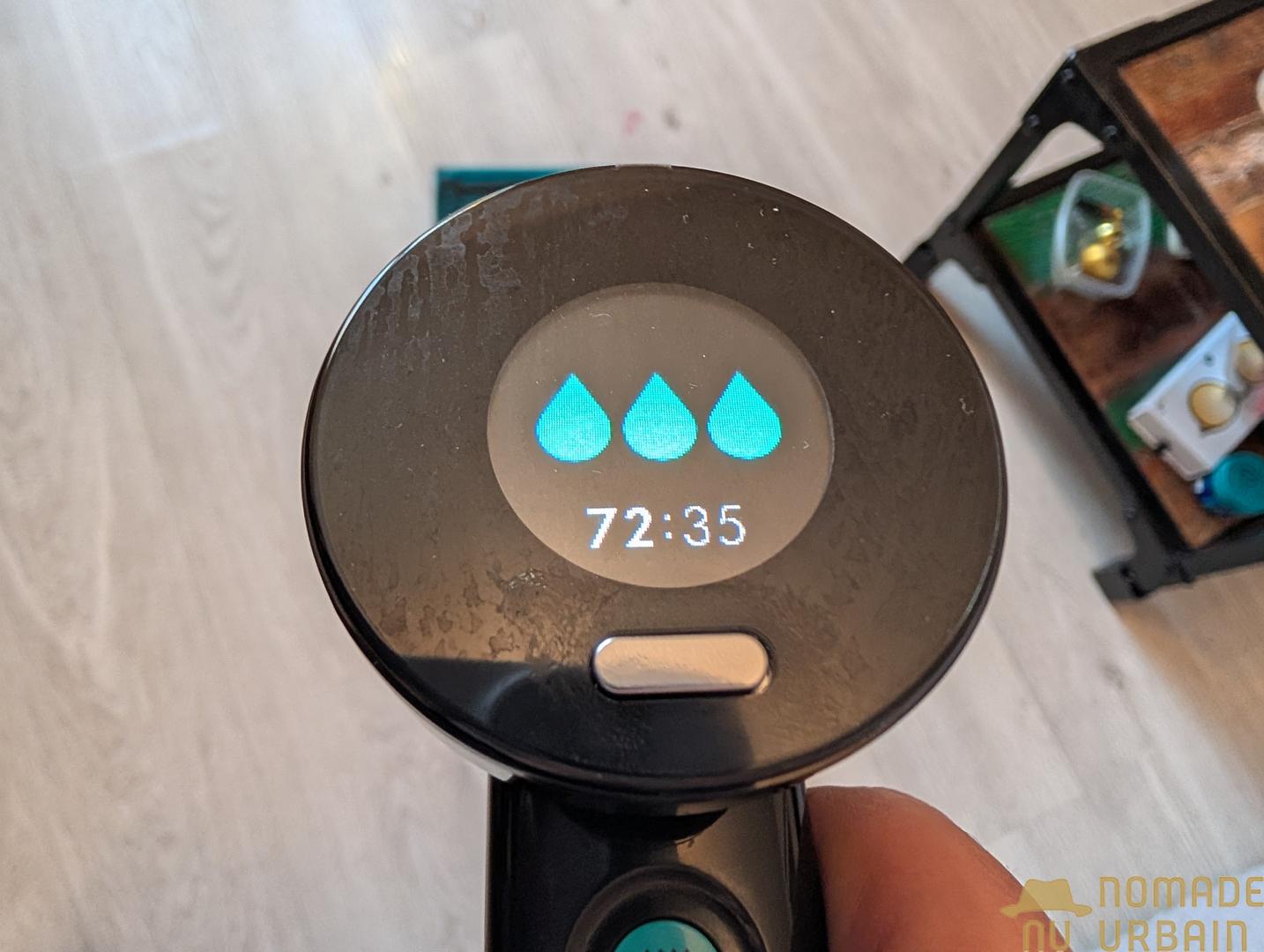 Autonomie et pollution sonore du Dyson Clean+Wash Hygiene :