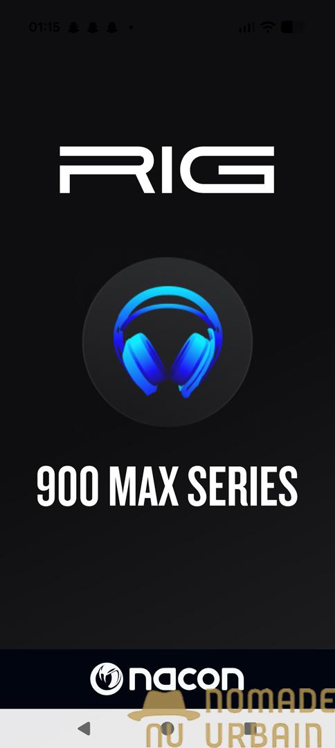 Application du Nacon RIG 900 MAX HX : que sur mobile et cela suffit