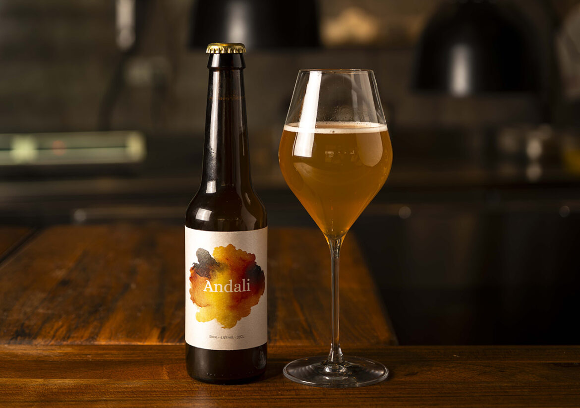 Ce chef étoilé crée une bière gastronomique à base de baie sauvage : découvrez la bière Andali
