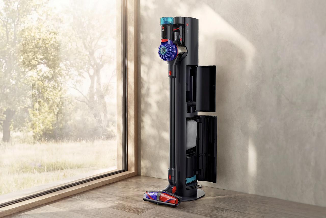Dyson V10 Konical : enfin une station avec auto-vidange chez Dyson