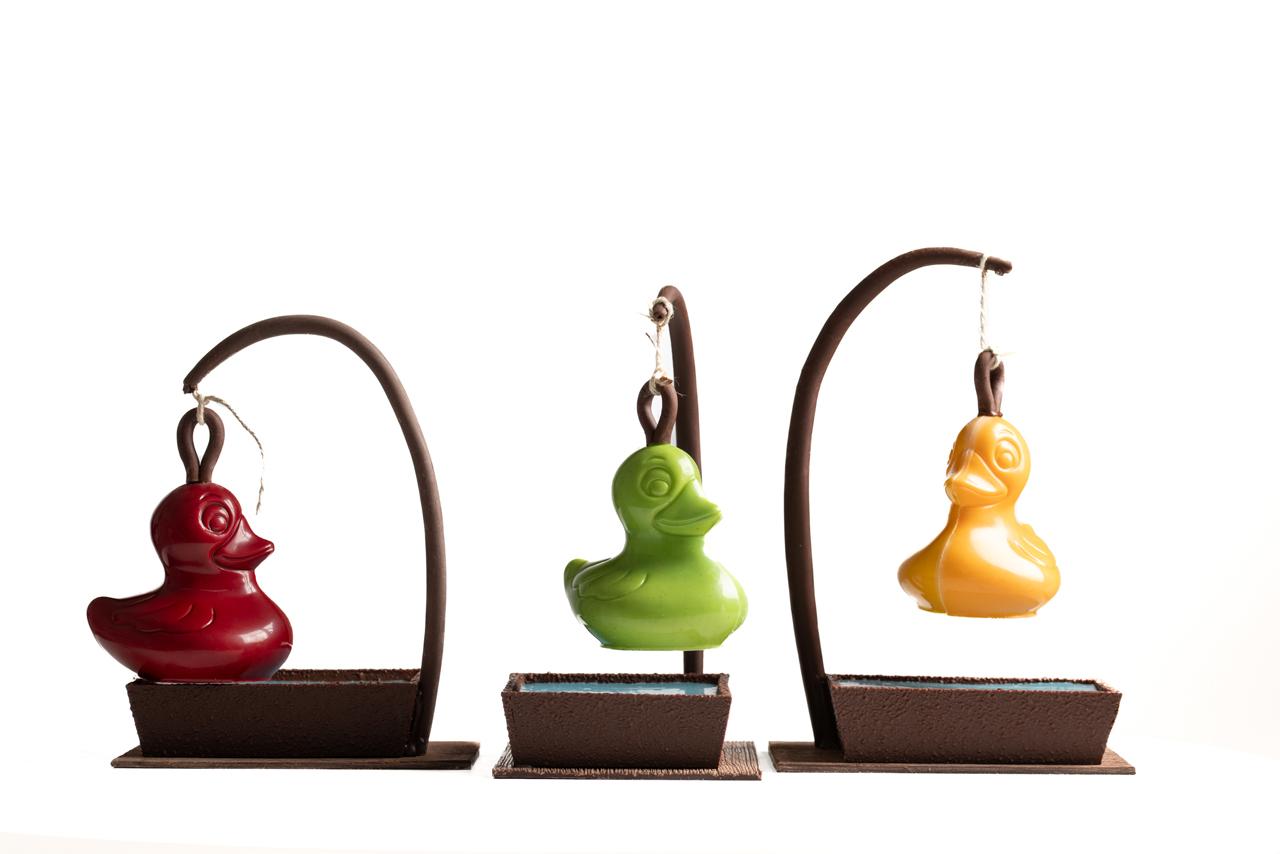 La Pêche aux Canards de Pierre Chauvet : la fête foraine chocolatée chocolats Pâques 2026 chefs