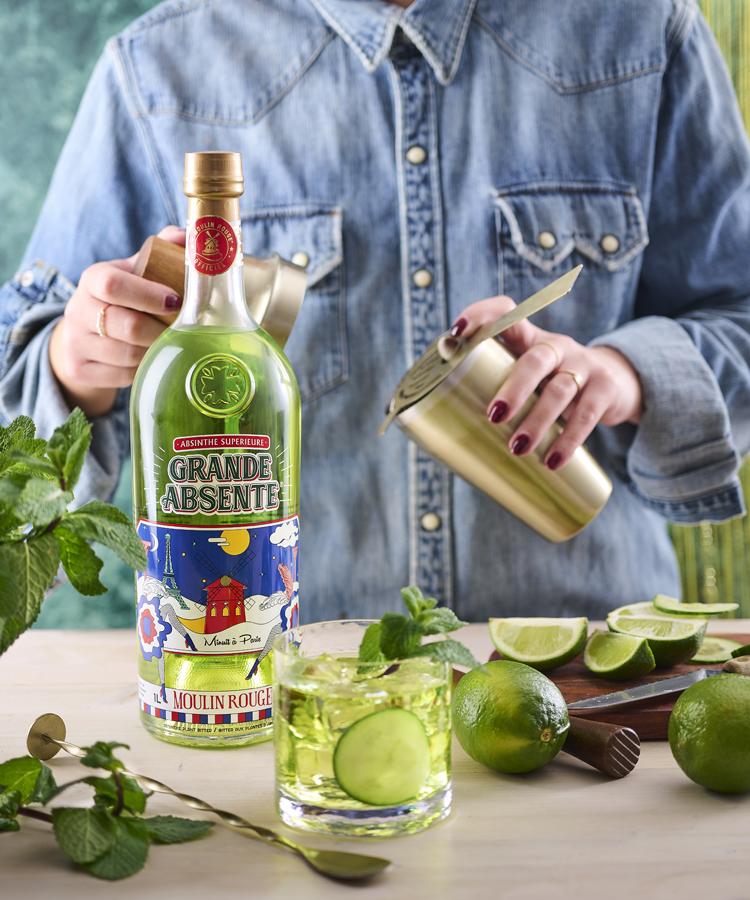 Menthe, anis étoilé et robe vert clair