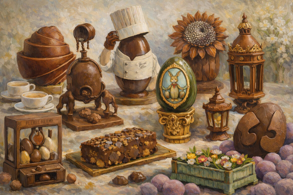 Œufs de Pâques 2026 : les plus belles créations des plus grands chocolatiers et palaces