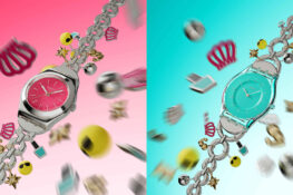 Swatch sort deux montres pour la Fête des mères et elles arrivent avec six charmes métalliques à accrocher au bracelet