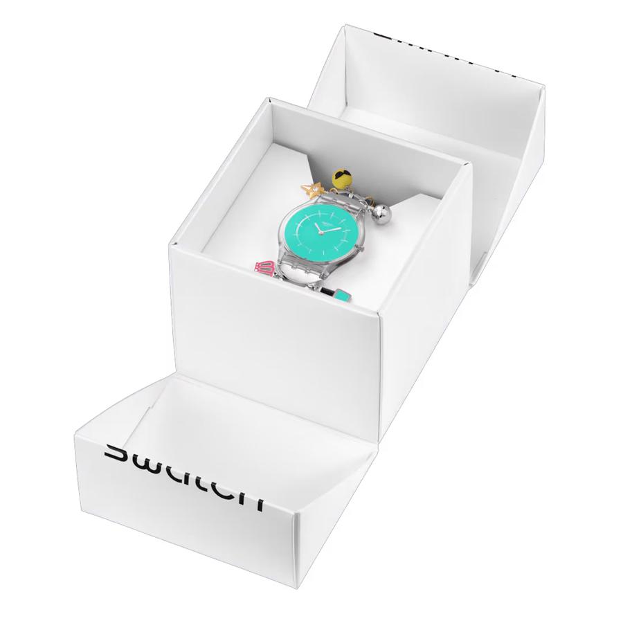 Swatch Fête des mères 2026 : Rose ou turquoise et Six charmes pour séduire
