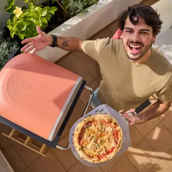 Trois minutes, 400 °C et votre pizza est prête, en intérieur, comme en extérieur