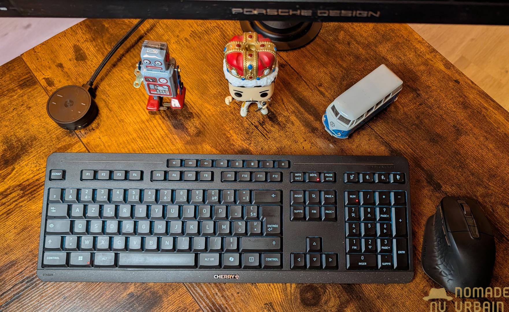 Autonomie du Cherry Stream Desktop Ultimate : rachitique