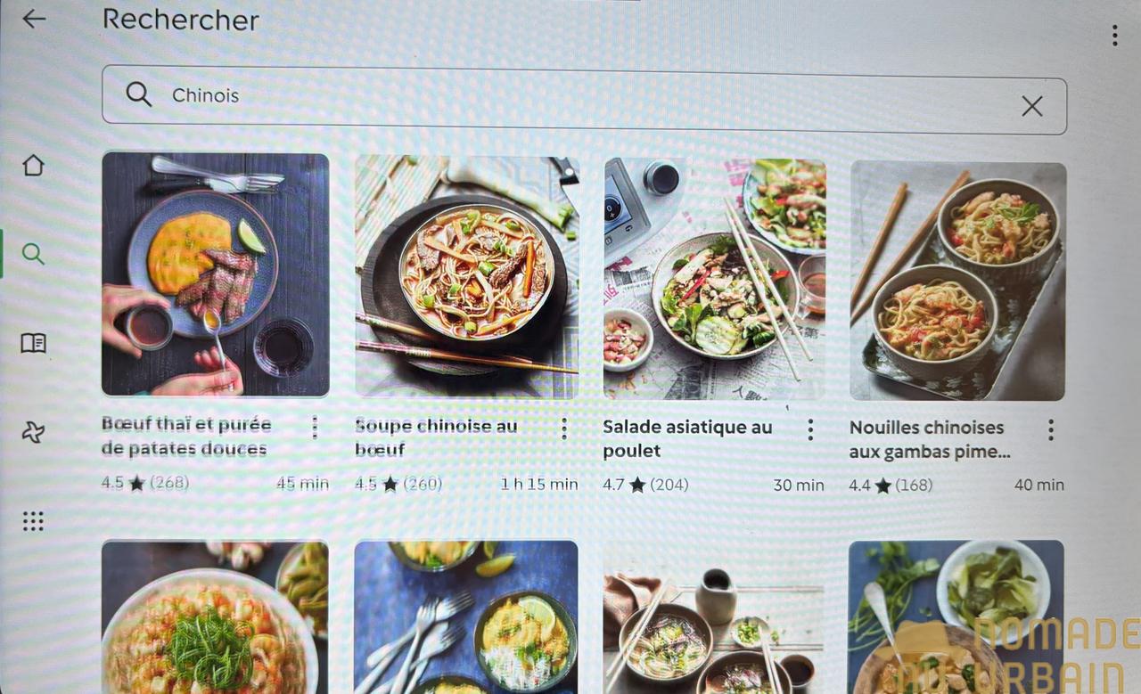 Ergonomie du Vorwerk Thermomix TM7 : une interface enfin tactile et lisible