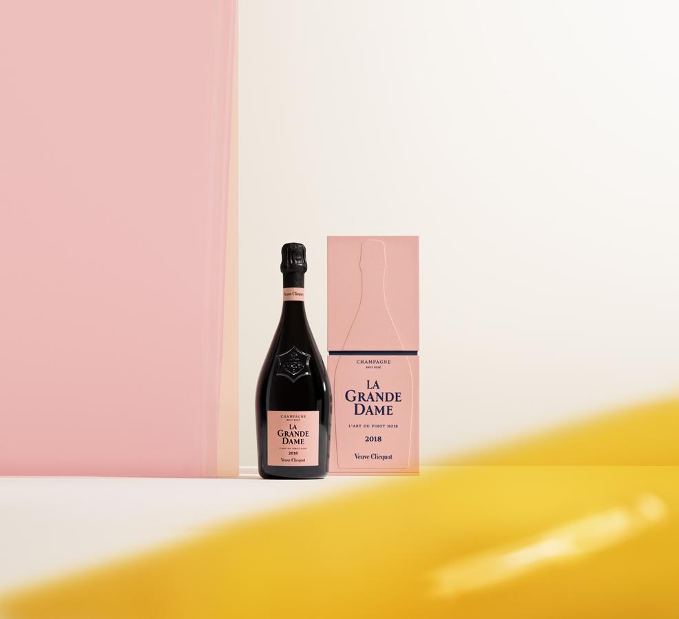 La Grande Dame Rosé 2018 écrin et design