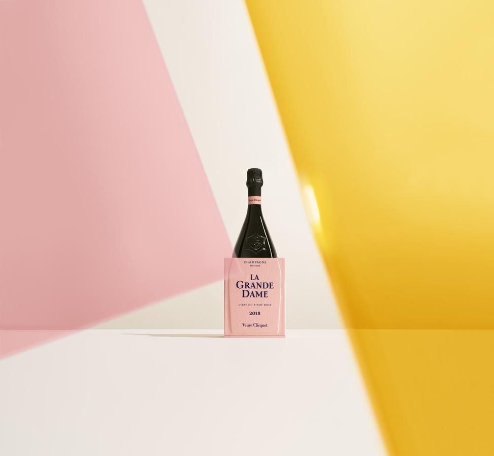 La Grande Dame Rosé 2018 écrin et design