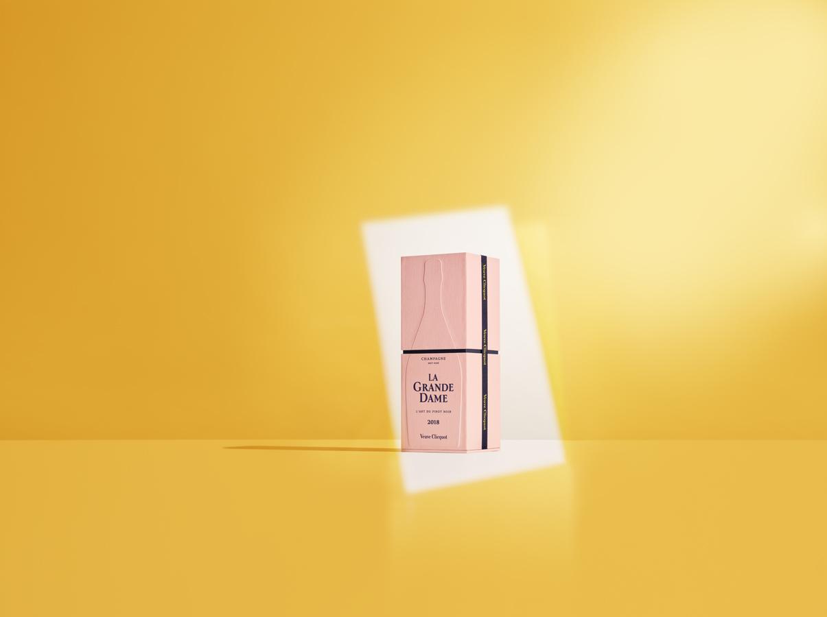 La Grande Dame Rosé 2018 écrin et design