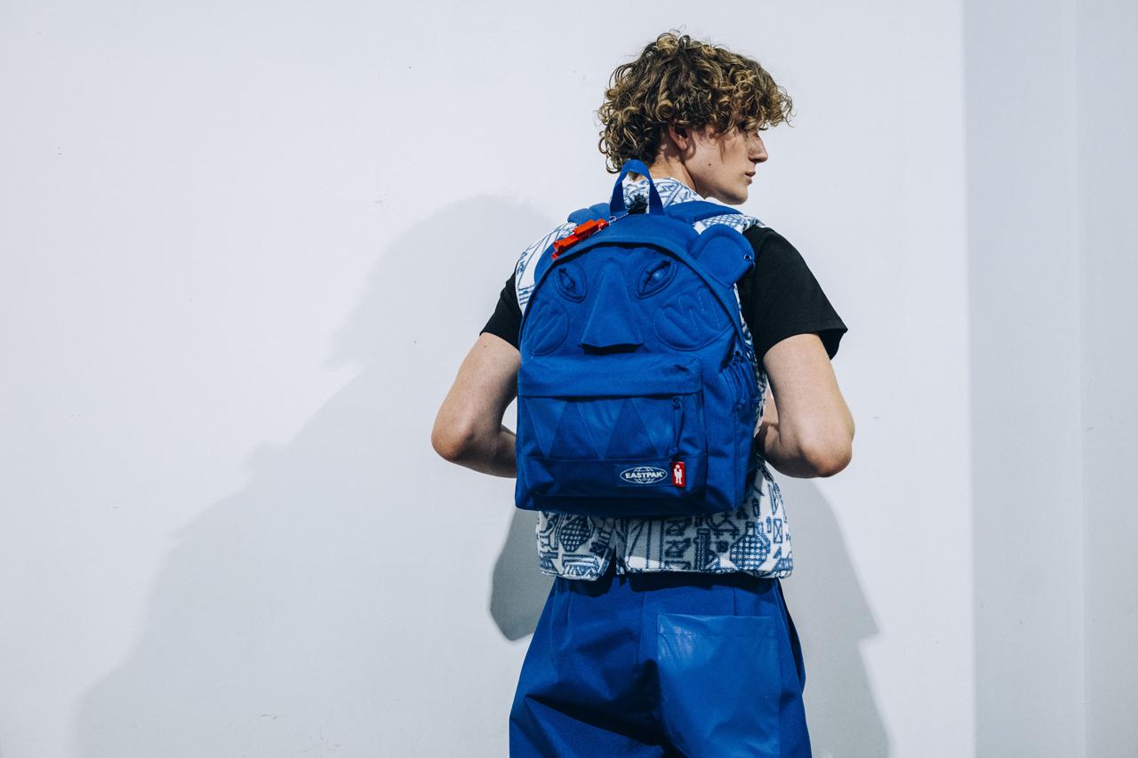 Eastpak x Walter Van Beirendonck remet un visage de monstre sur le Padded Pak’r