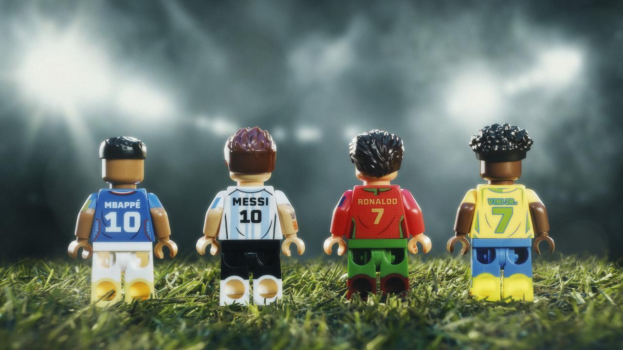 Mbappé, Messi, Ronaldo et Vinícius Jr. prennent vie en briques Lego